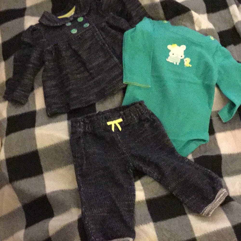 Gymboree Tiny Teal Lot 6-12 months